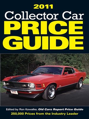 cover image of 2011 Collector Car Price Guide